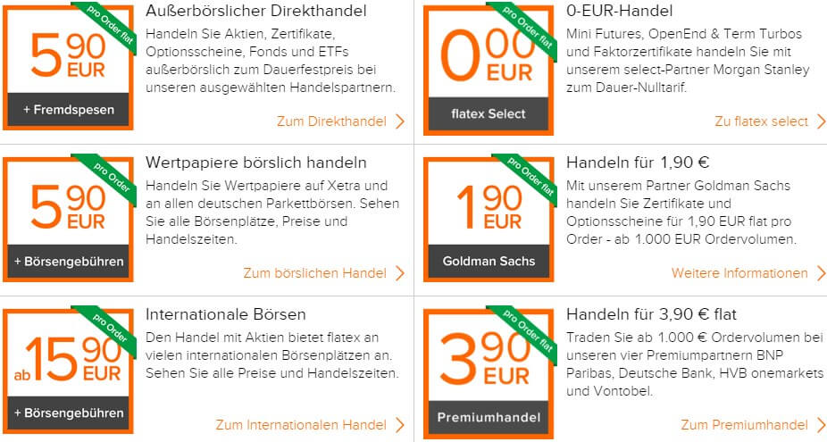 Neukunden werden von Flatex belohnt.
