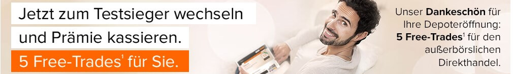 Die Gebühren von Flatex sind niedrig und fair.